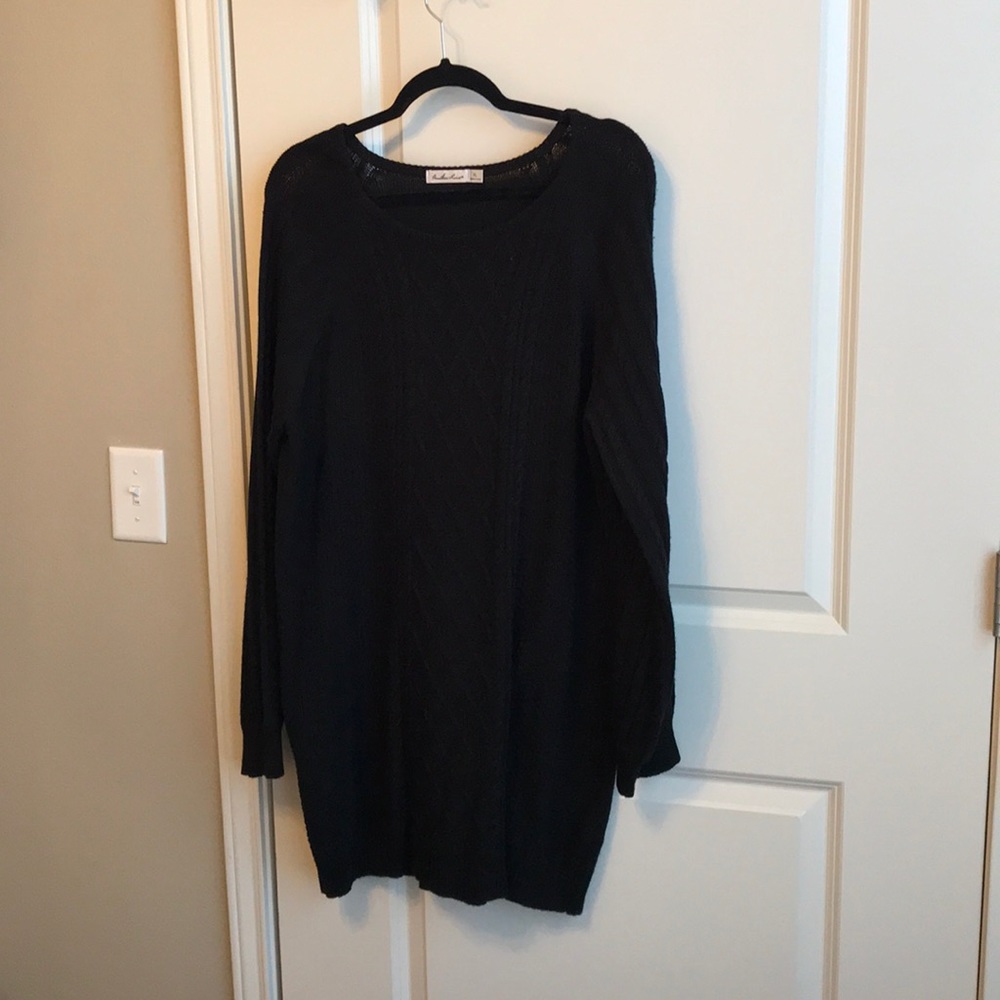 Long sleeve sweater dress from local boutique